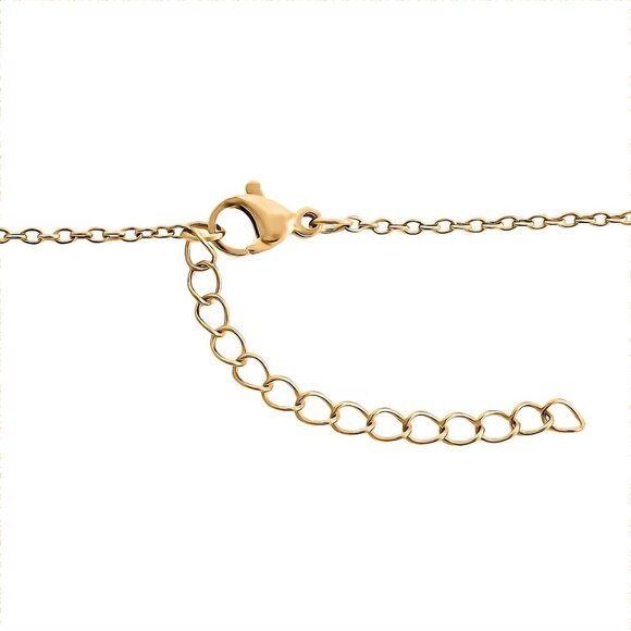 NEW Tree of Life Pendant in Goldtone w/White Crystal Quartz on Stainless Steel - Picture 4 of 4